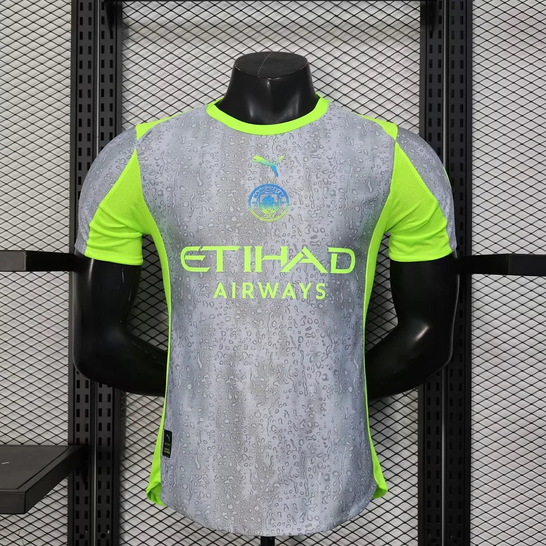 2025/2026 Player Version Manchester City Third Away Football Shirt