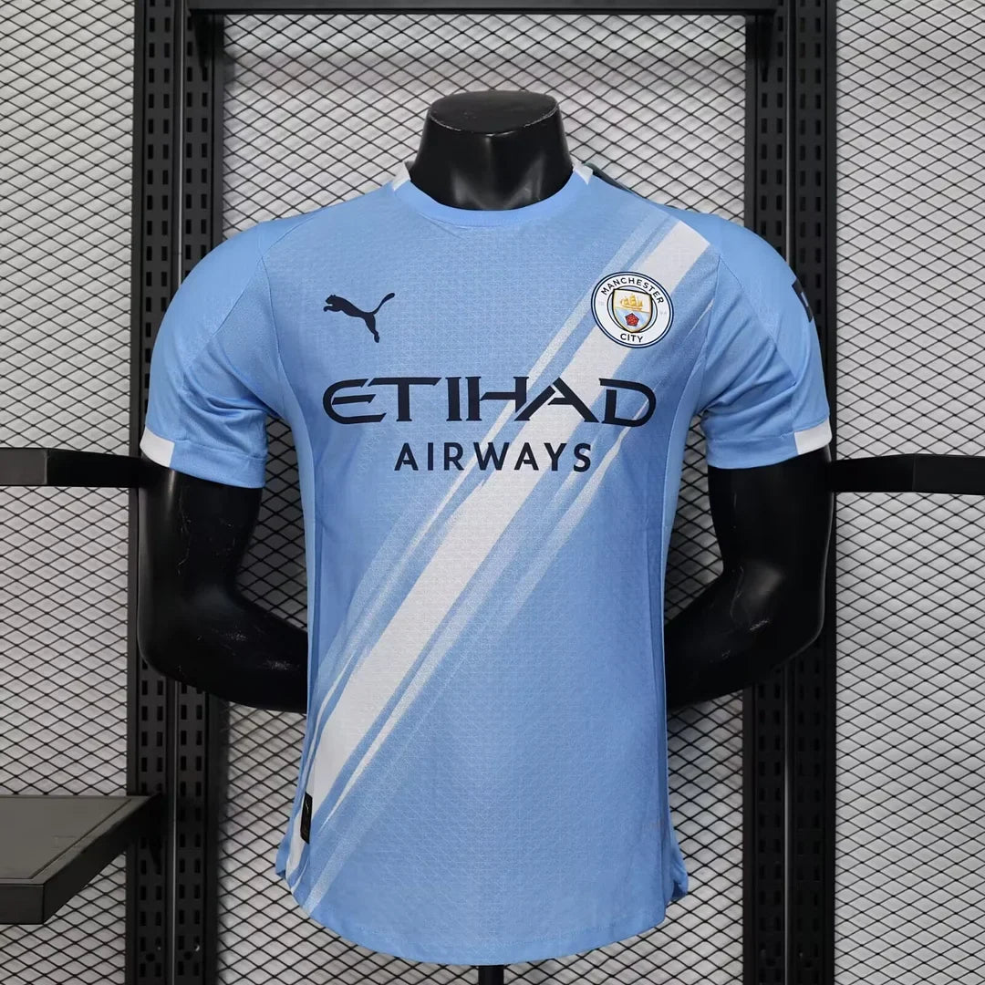 2025/2026 Manchester City Home Football Shirt - Player Version