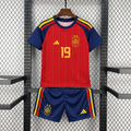 Spain 2026 Home Kids Football Kit