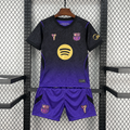 FC Barcelona x Kobe Bryant 2026/27 Away Kids Football Kit – Black/Purple