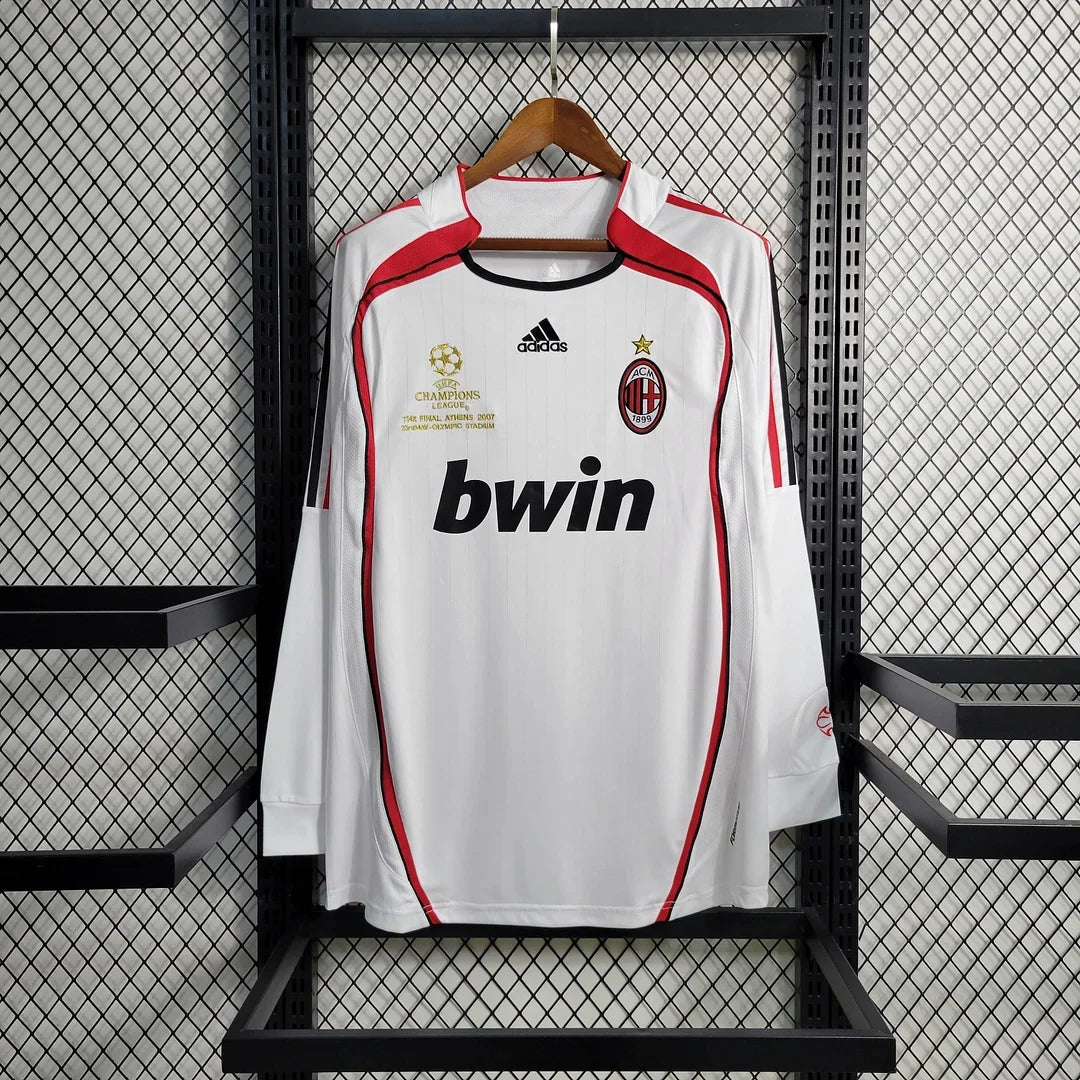 2006/2007 Retro Long Sleeve AC Milan Away Football Shirt 1:1 Thai Quality