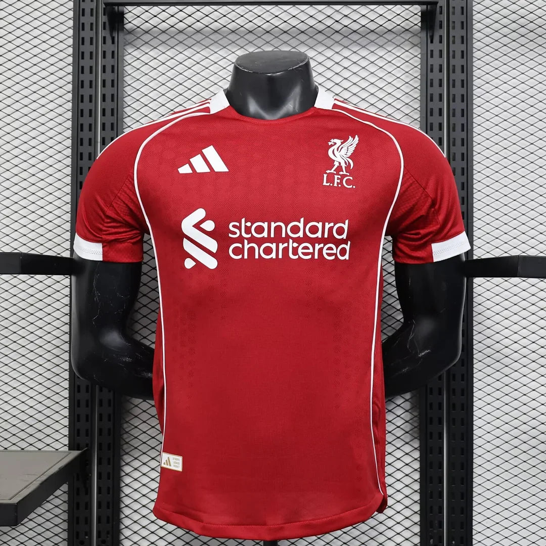 2025/2026 Player Version Liverpool Home Football Shirt